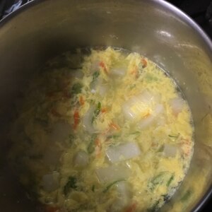 【汁物】玉ねぎの卵スープ